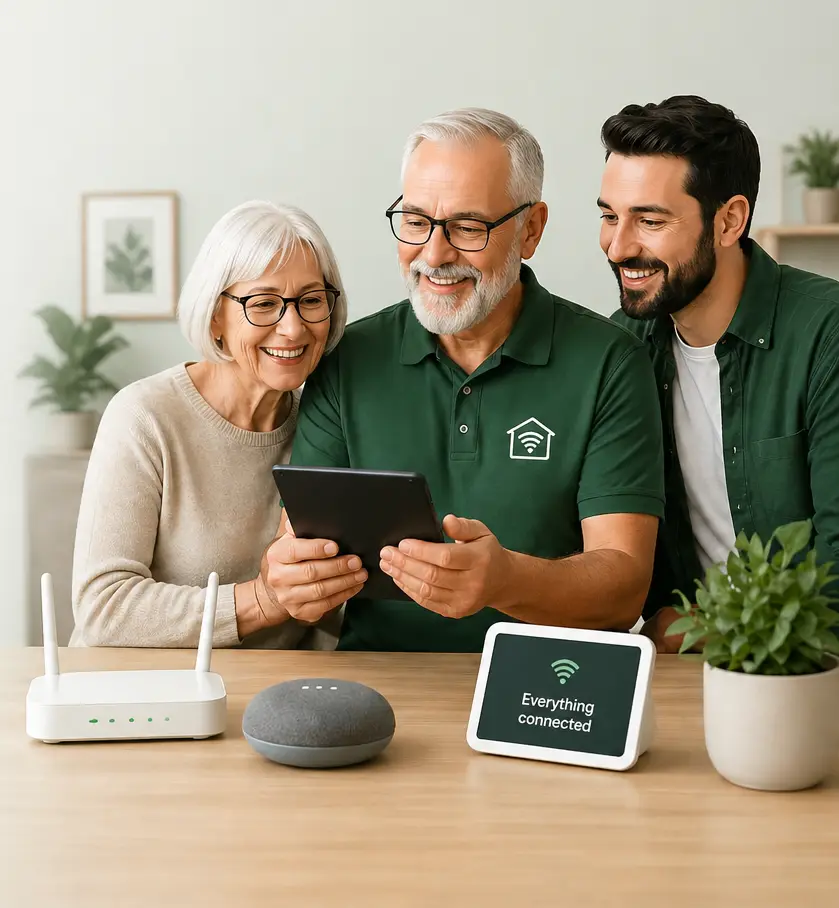 Home tech support for phones, Wi-Fi and smart home devices in Gloucester